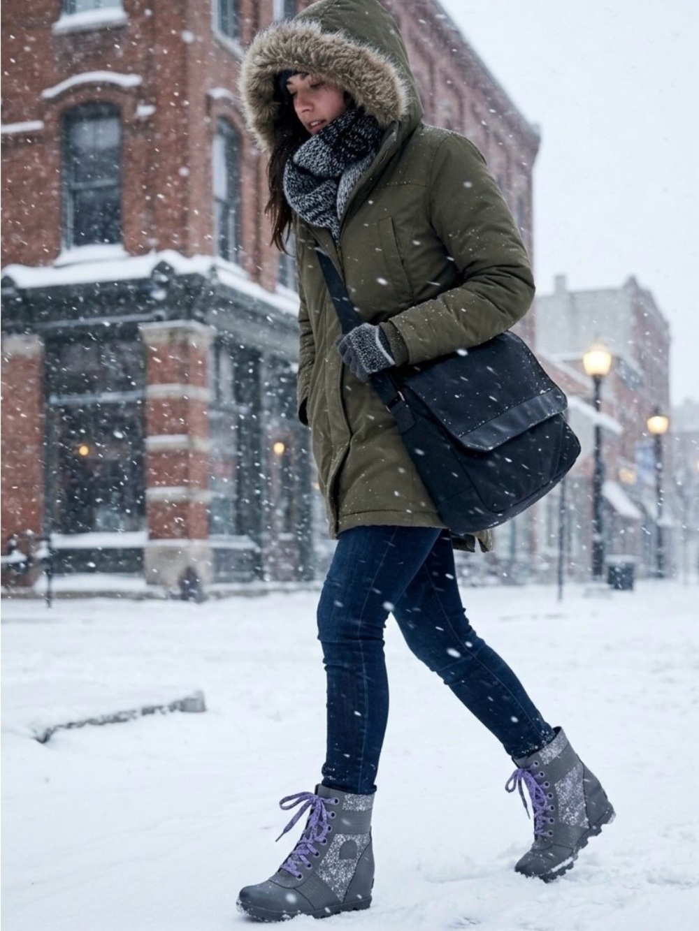 Sorel Lexie waterproof wedge boots